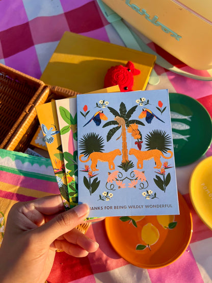 Greeting Card | Thanks for being wildly wonderful
