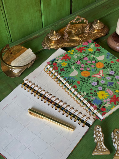 Undated Daily Planner | Garden Reverie