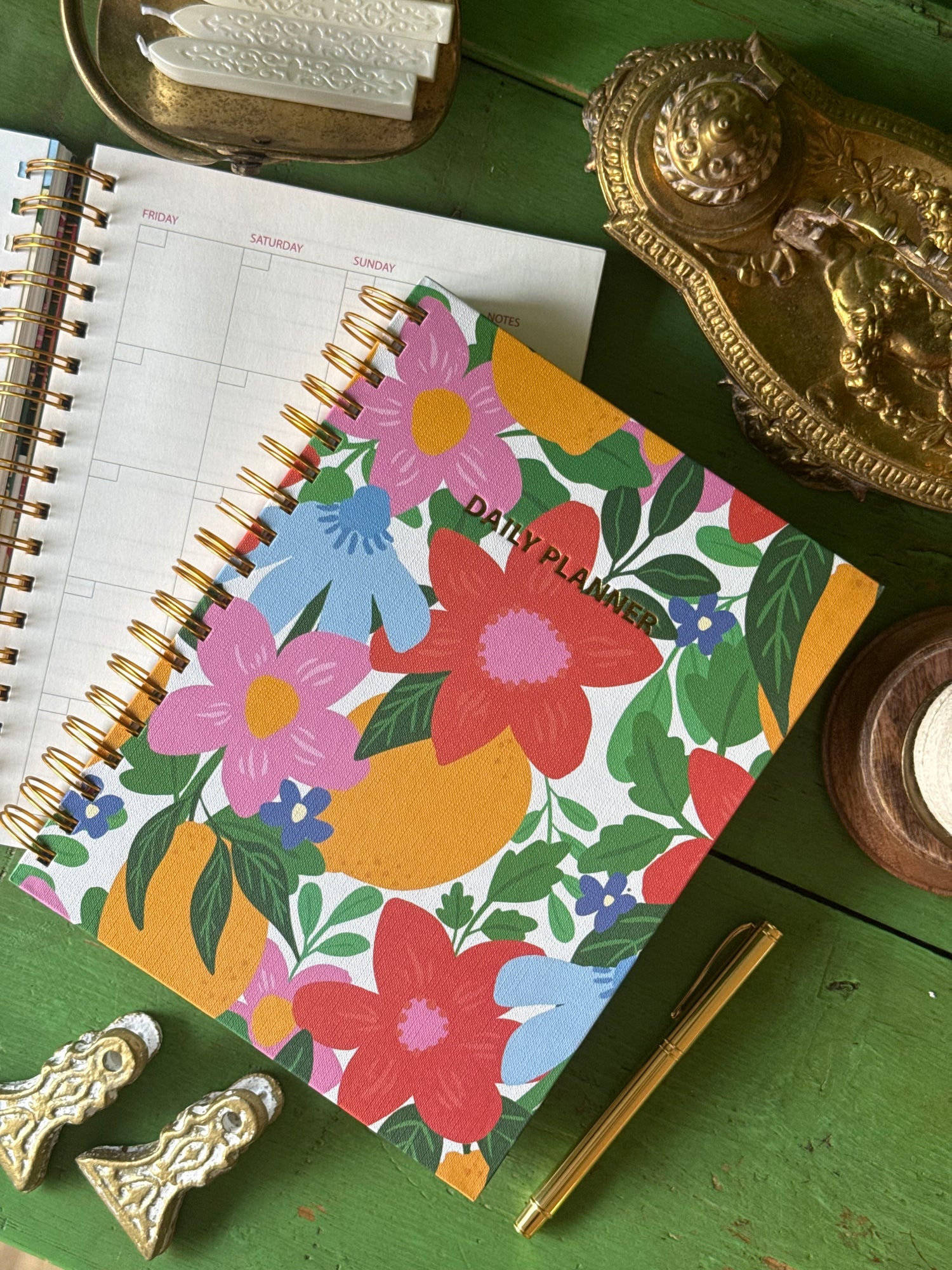 Undated Daily Planner | Citrus Blooms