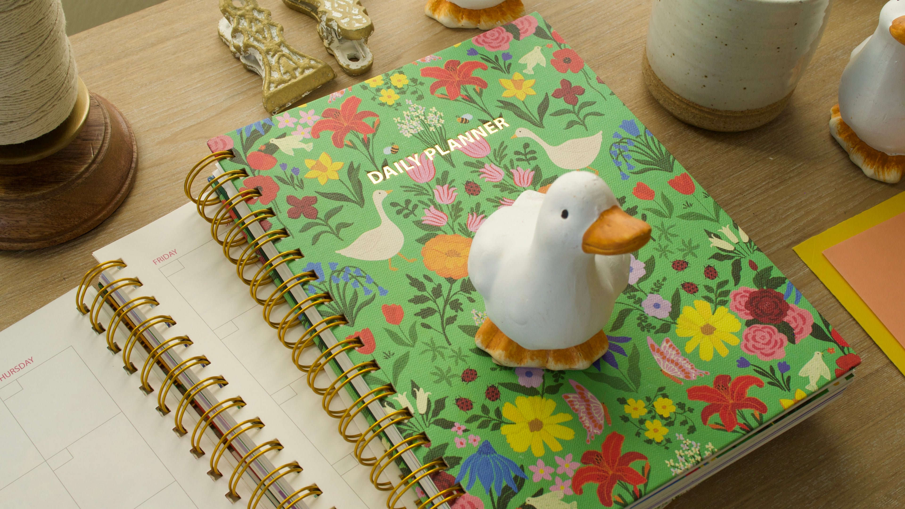 Undated Daily Planner | Garden Reverie
