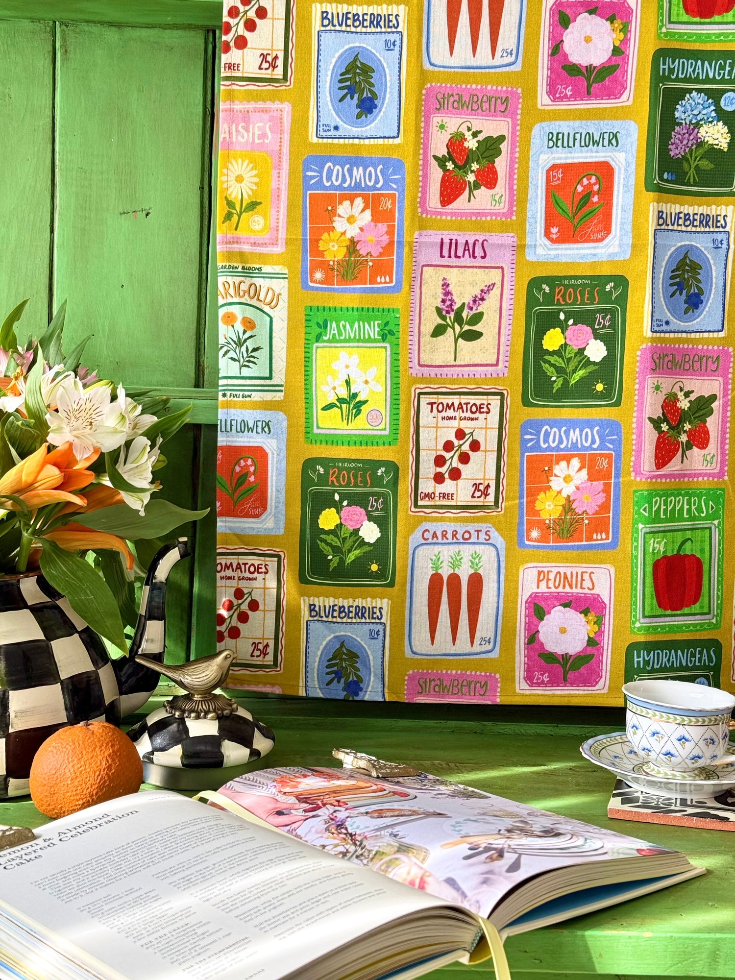 Seed Library Tea Towel