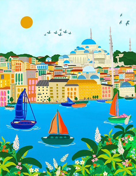 Istanbul Art Print