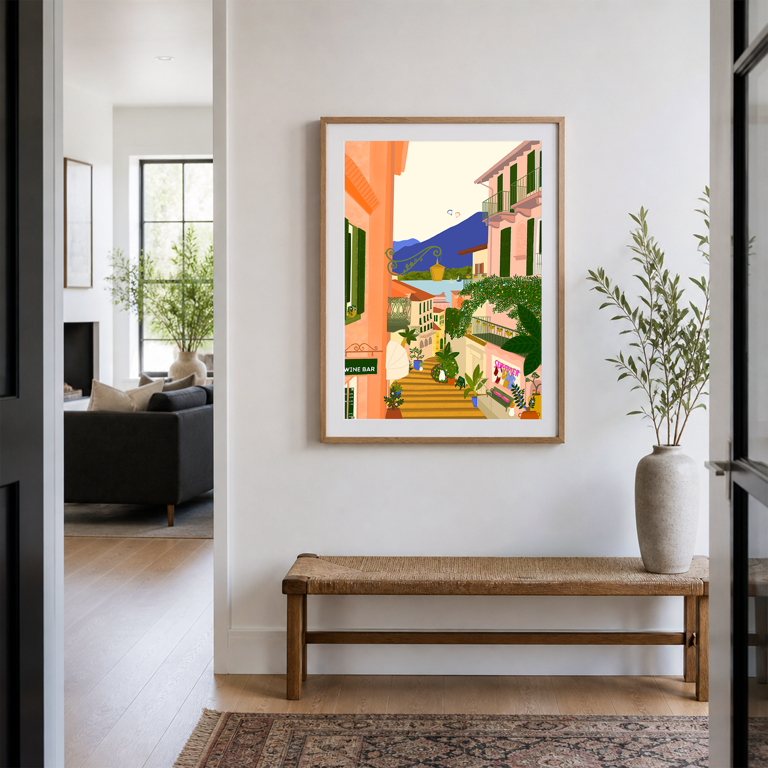 Lake Como Art Print