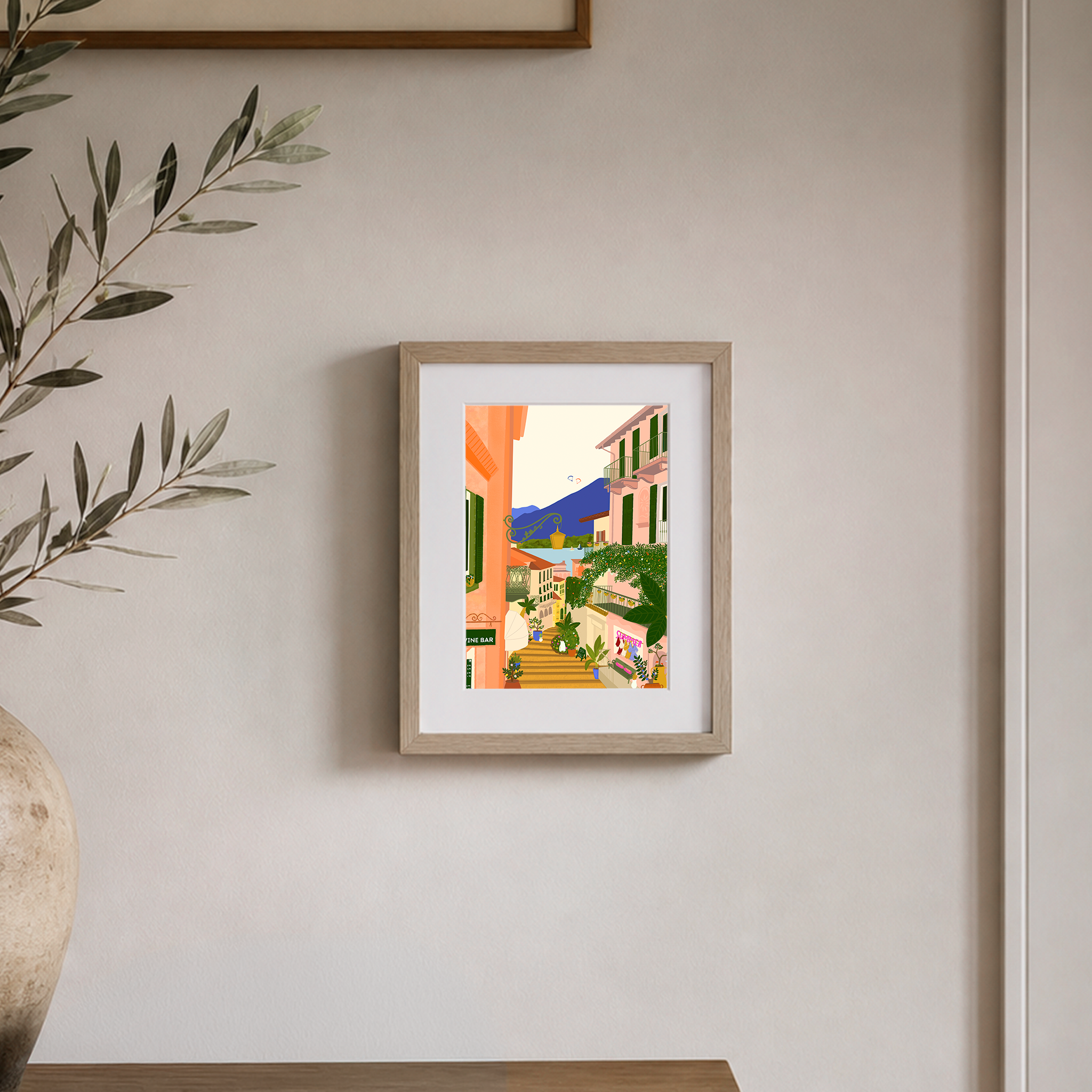 Lake Como Art Print