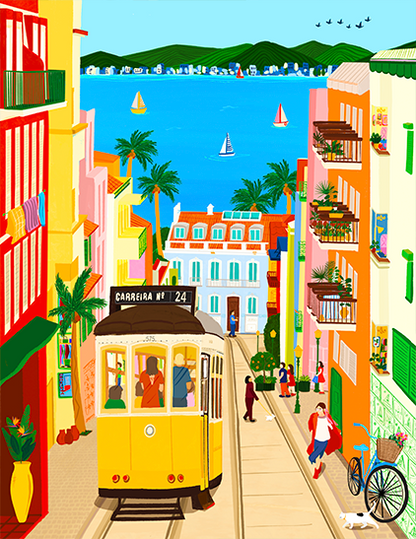 Lisbon Art Print