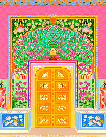 Lotus Gate Art Print