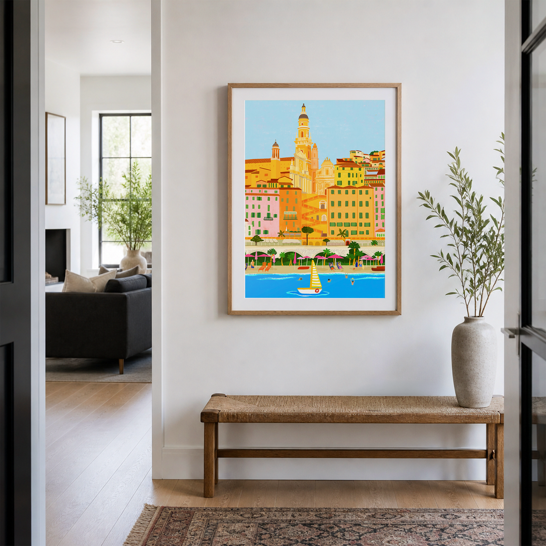 Menton Art Print