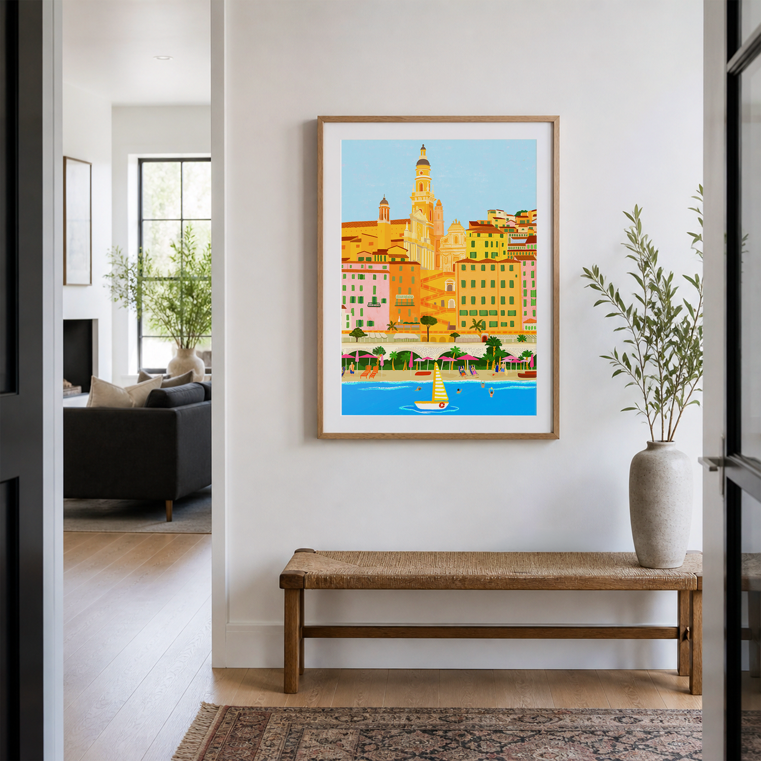 Menton Art Print