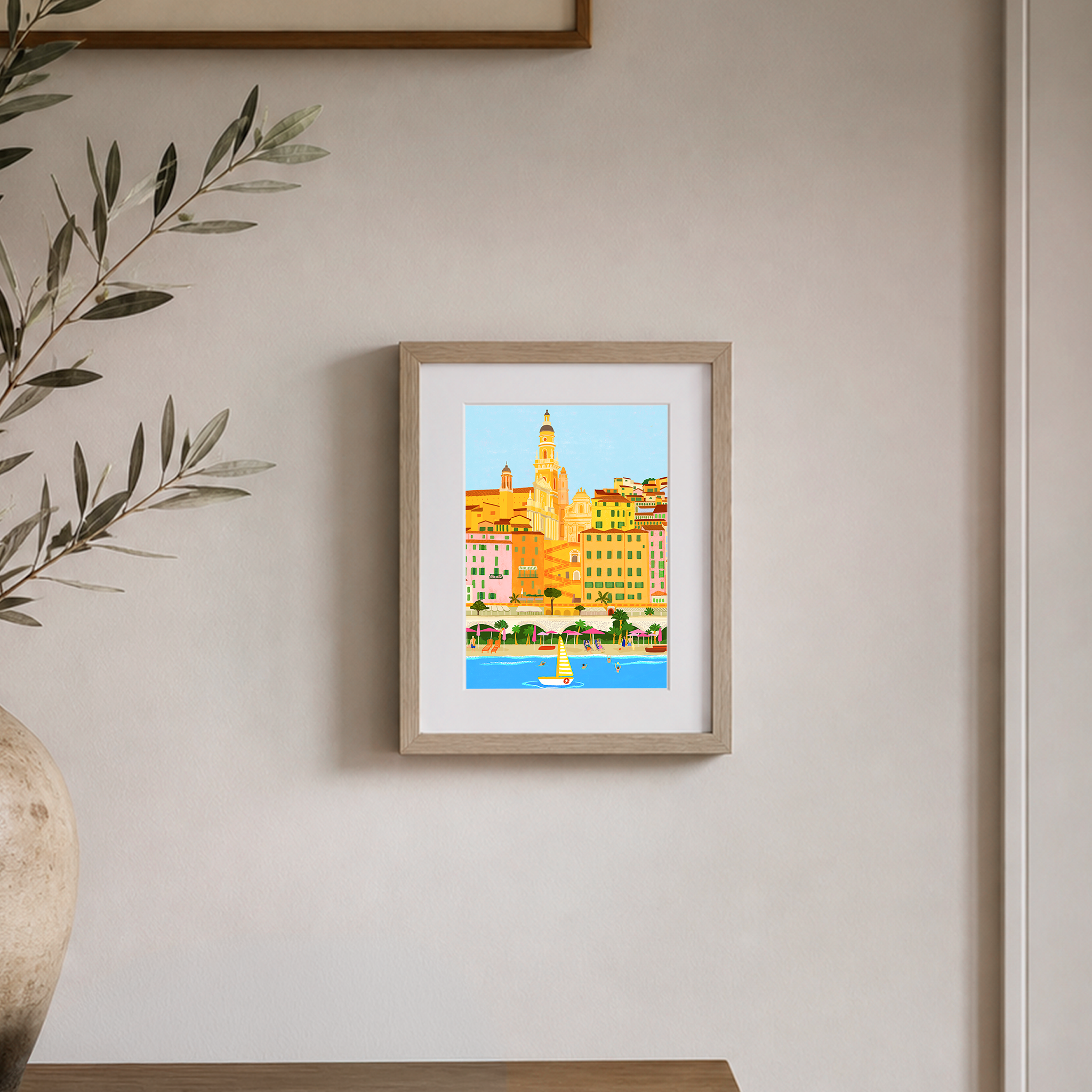 Menton Art Print