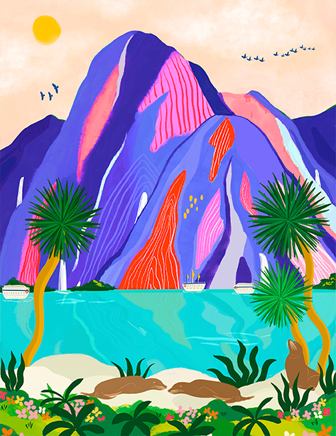 Milford Art Print