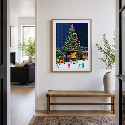 NYC Rockefeller Art Print