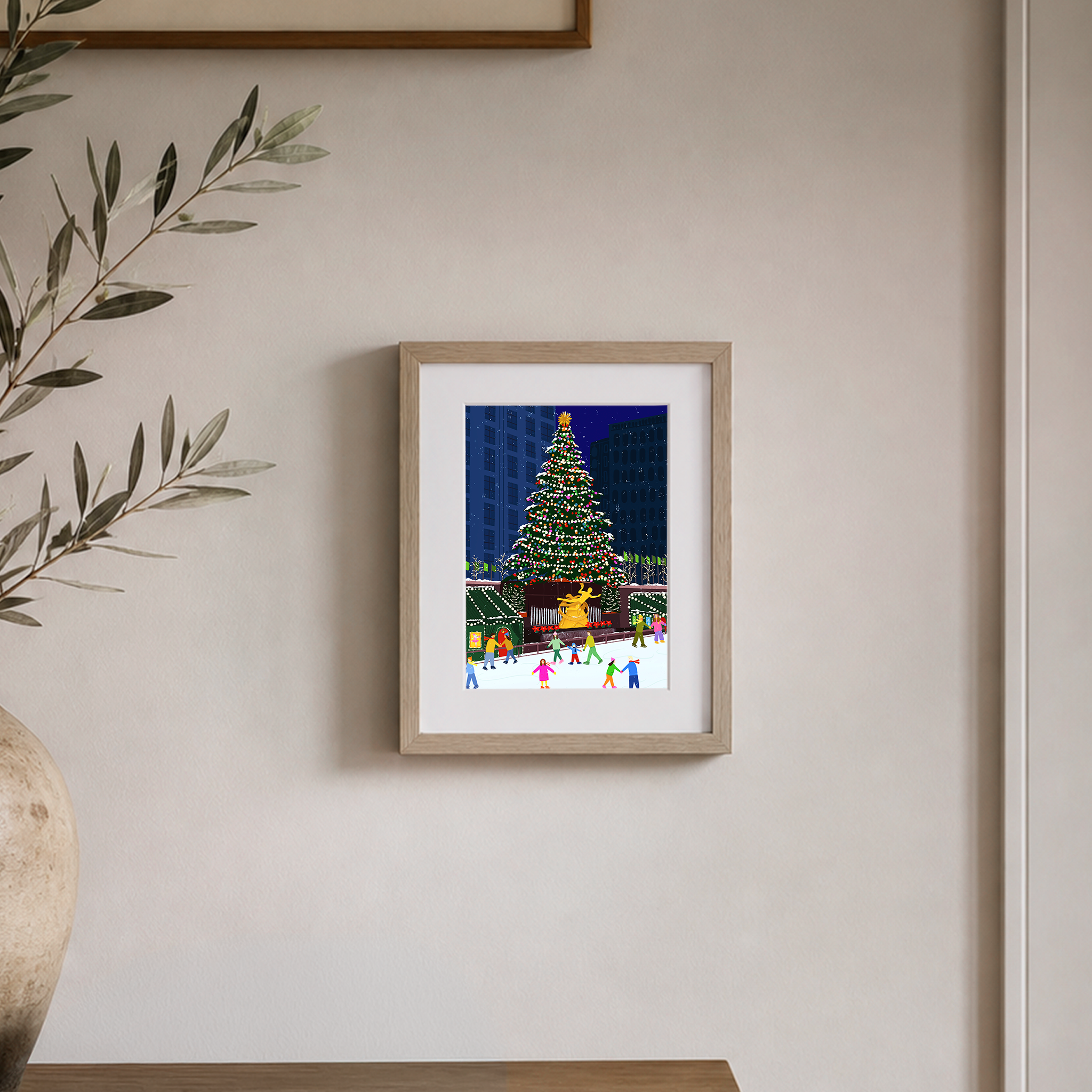 NYC Rockefeller Art Print