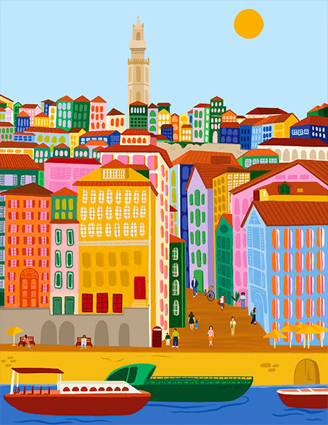Porto Art Print