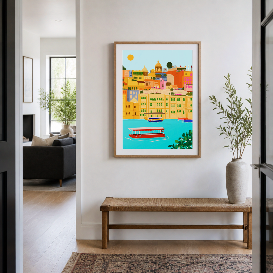 Udaipur Art Print